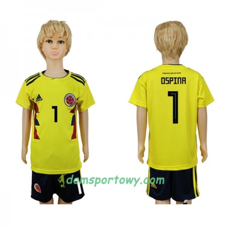 Koszulka Kolumbia Ospina 1 Dziecięcy Domowe Koszulki Piłkarskie Mistrzostwa Świata 2018